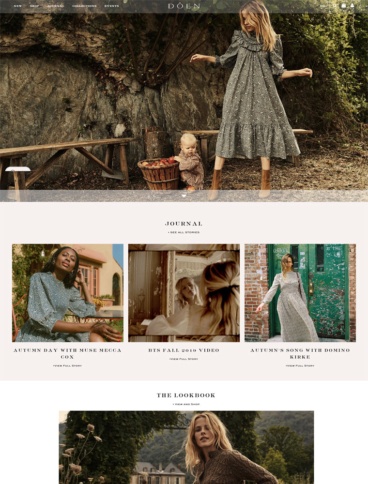 eCommerce website: DÔEN