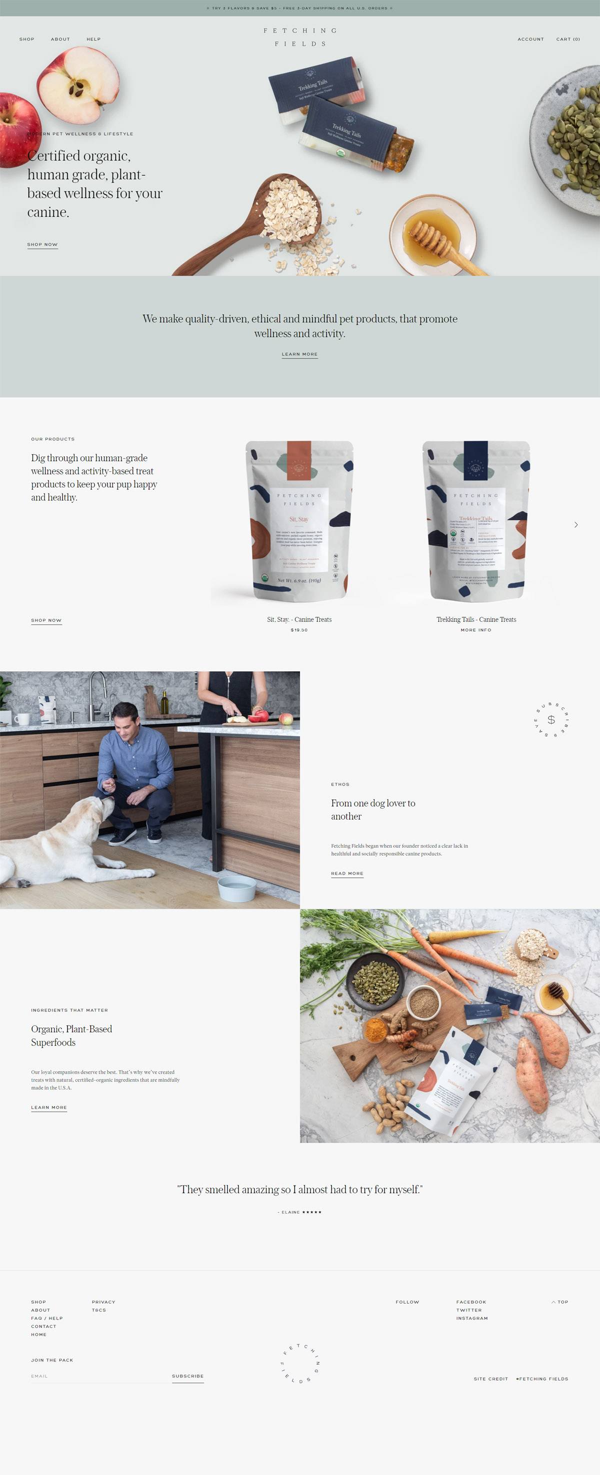 eCommerce website: Fetching Fields