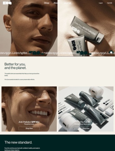 eCommerce website: Koa