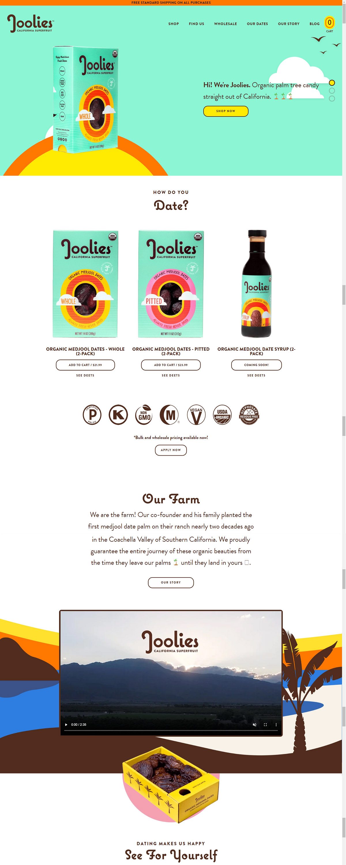 eCommerce website: Joolies