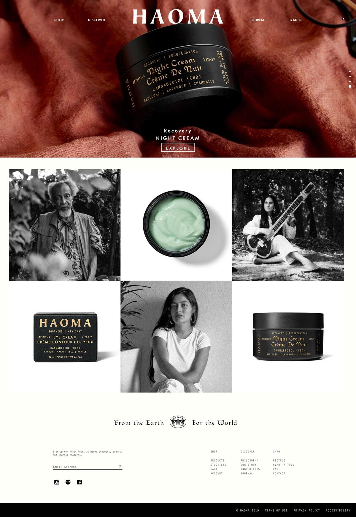 eCommerce website: Haoma