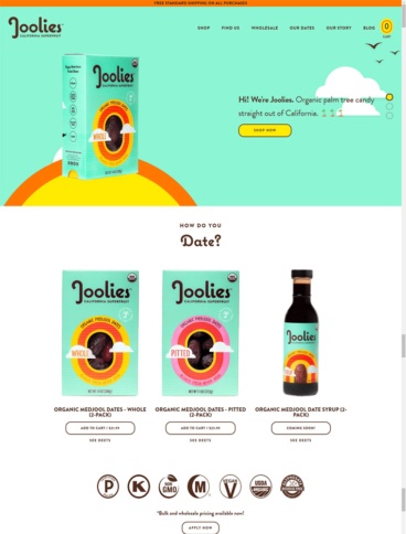 eCommerce website: Joolies