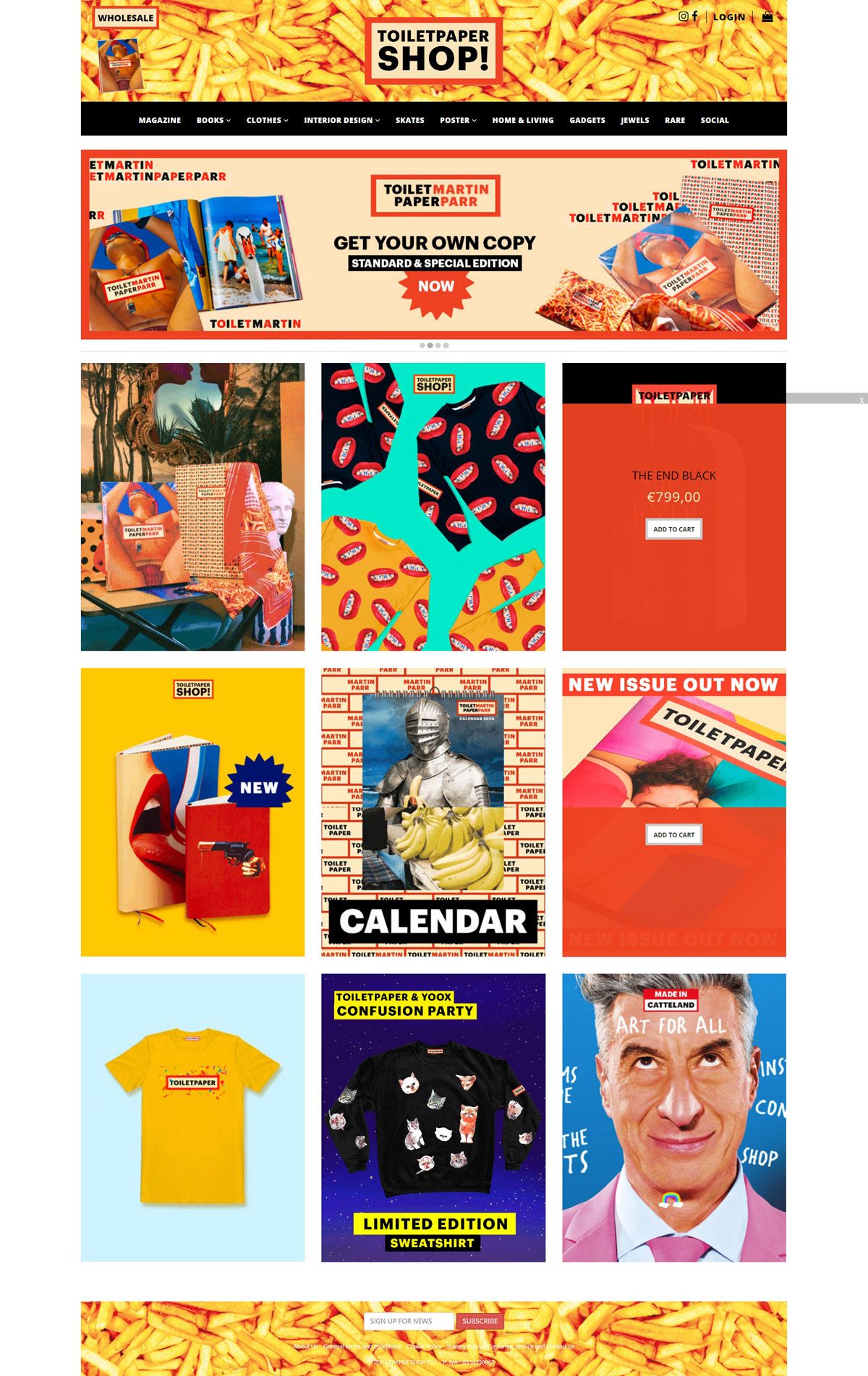 eCommerce website: Shoptoiletpaper