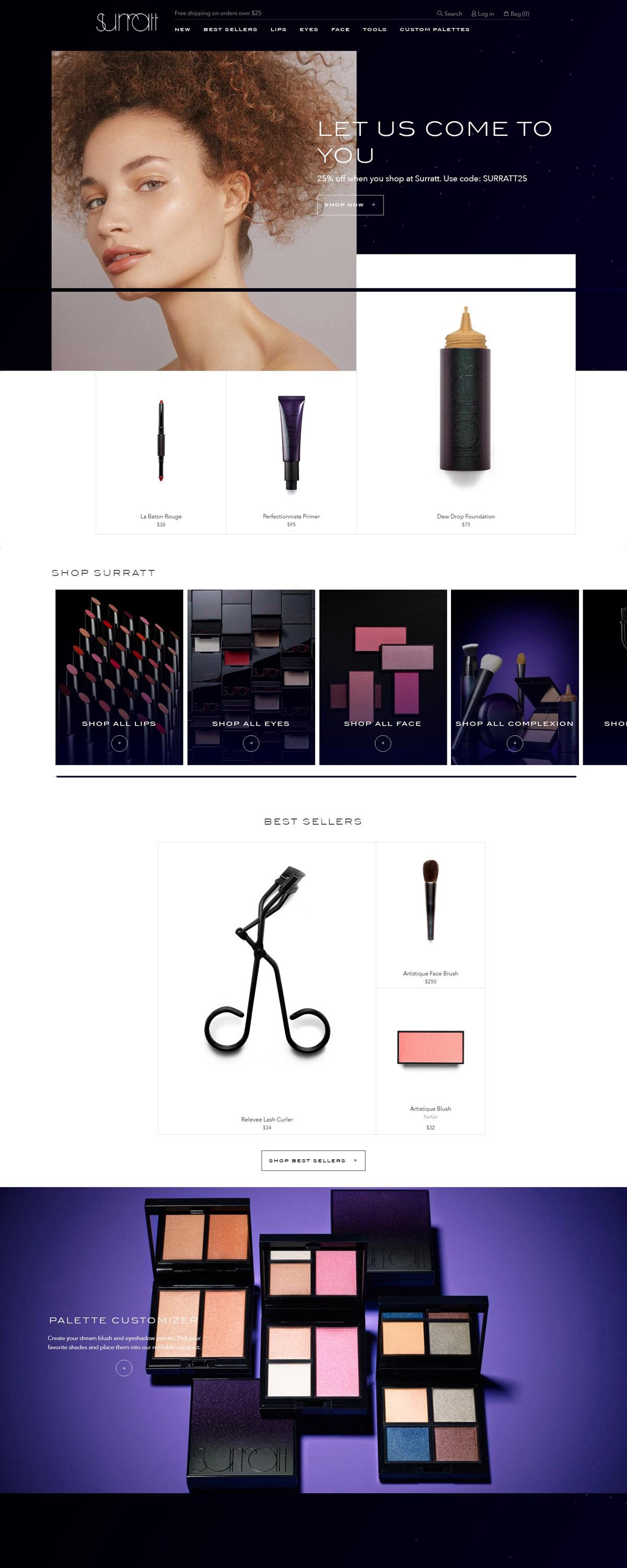 eCommerce website: Surratt