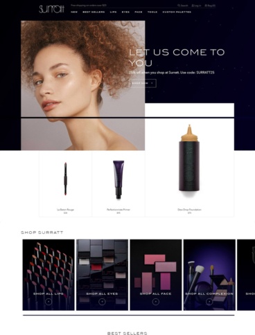 eCommerce website: Surratt