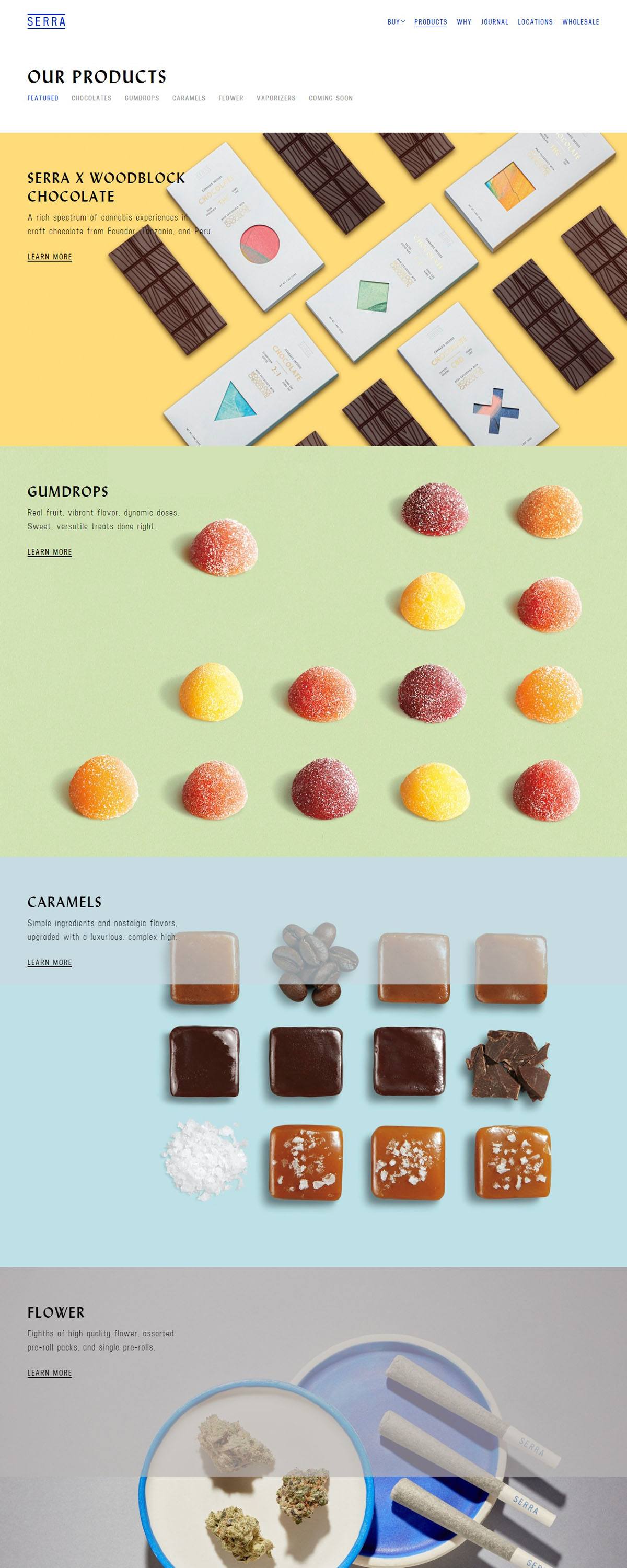 eCommerce website: Serra