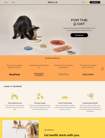 eCommerce website: Smalls