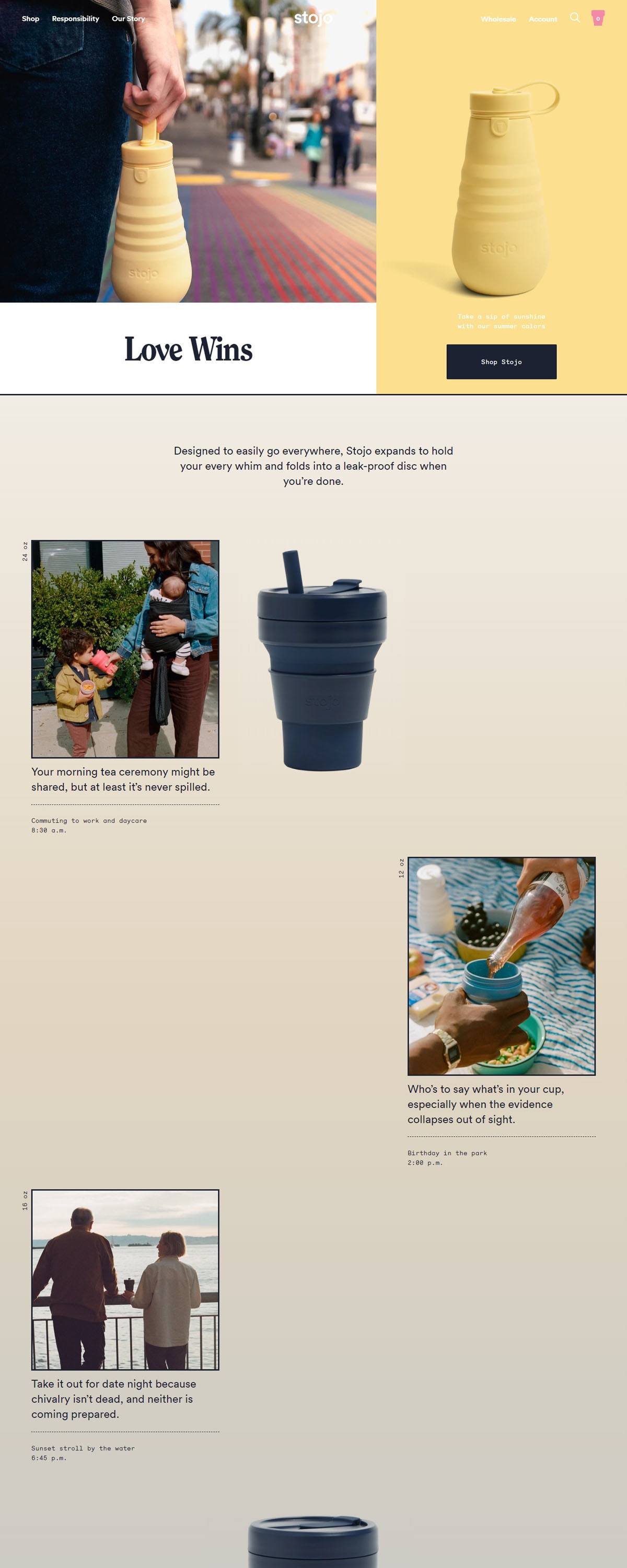 eCommerce website: Stojo