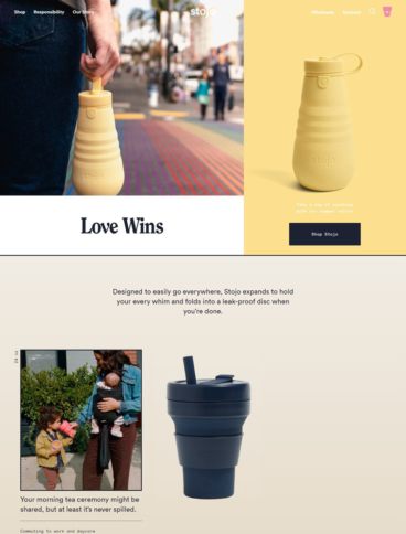 eCommerce website: Stojo