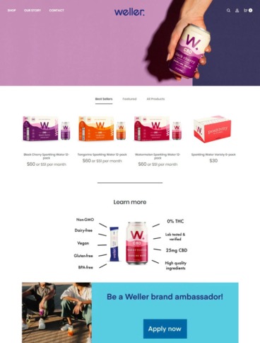 eCommerce website: Weller
