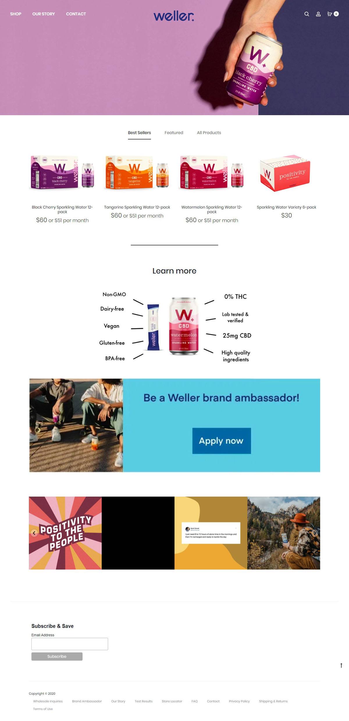 eCommerce website: Weller