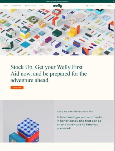 eCommerce website: Welly