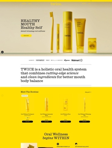 eCommerce website: Twice