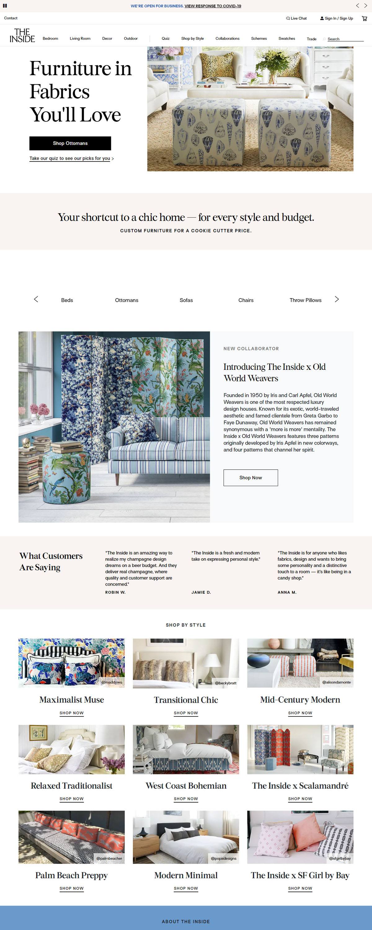 eCommerce website: The Inside