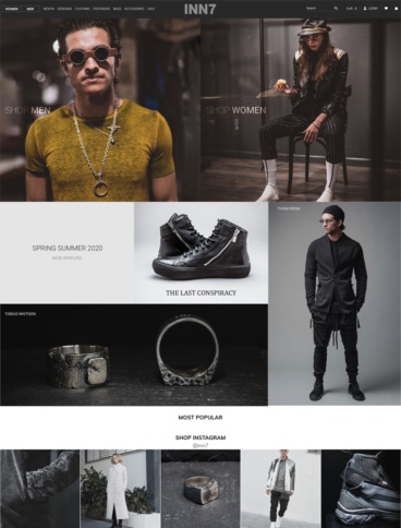 eCommerce website: INN7
