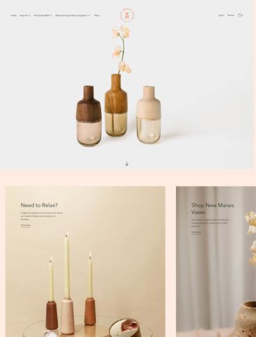 eCommerce website: Melanie Abrantes Design