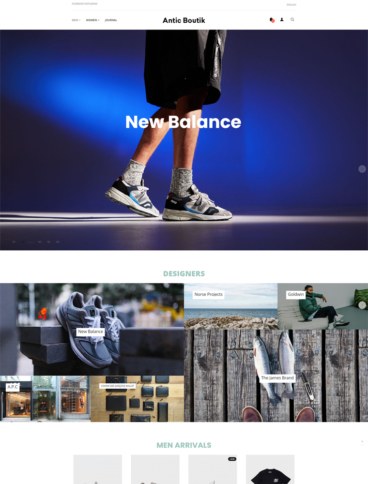 eCommerce website: Antic Boutik