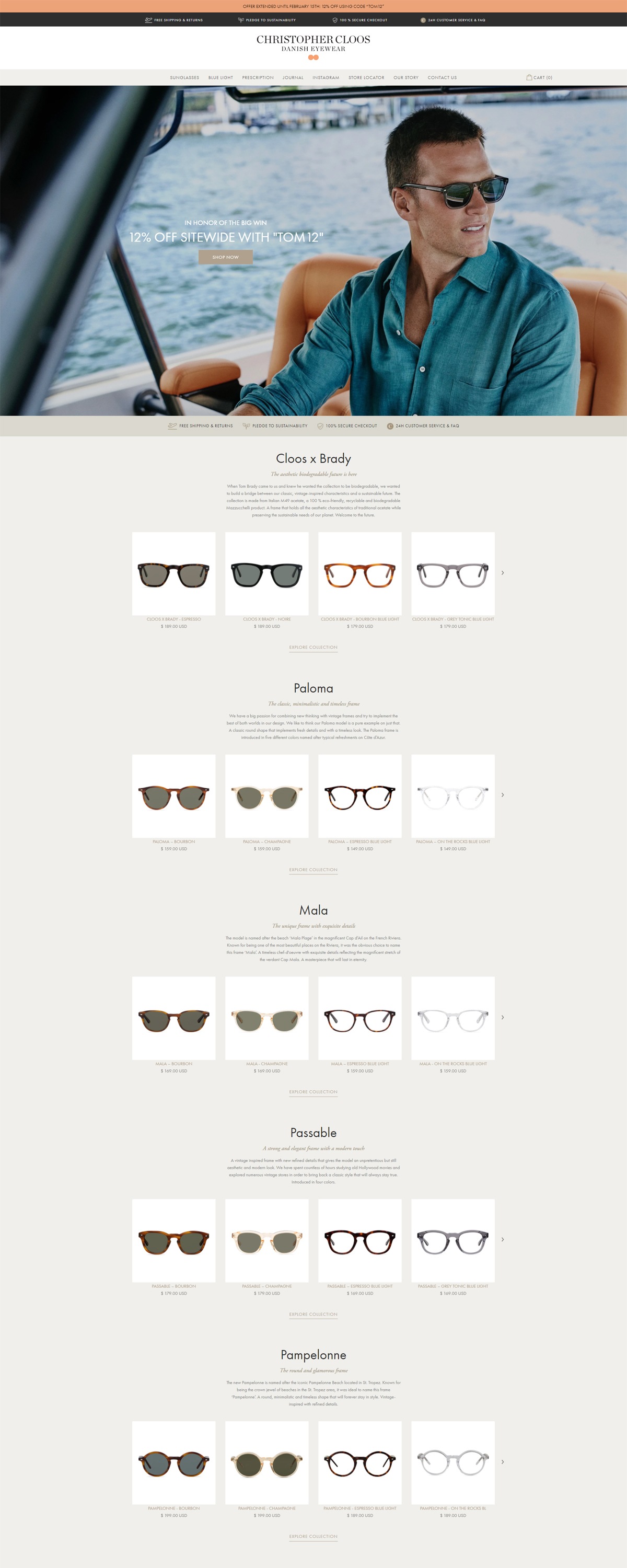 eCommerce website: Christopher Cloos