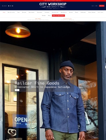 eCommerce website: City Workshop