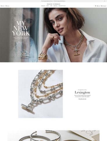 eCommerce website: David Yurman