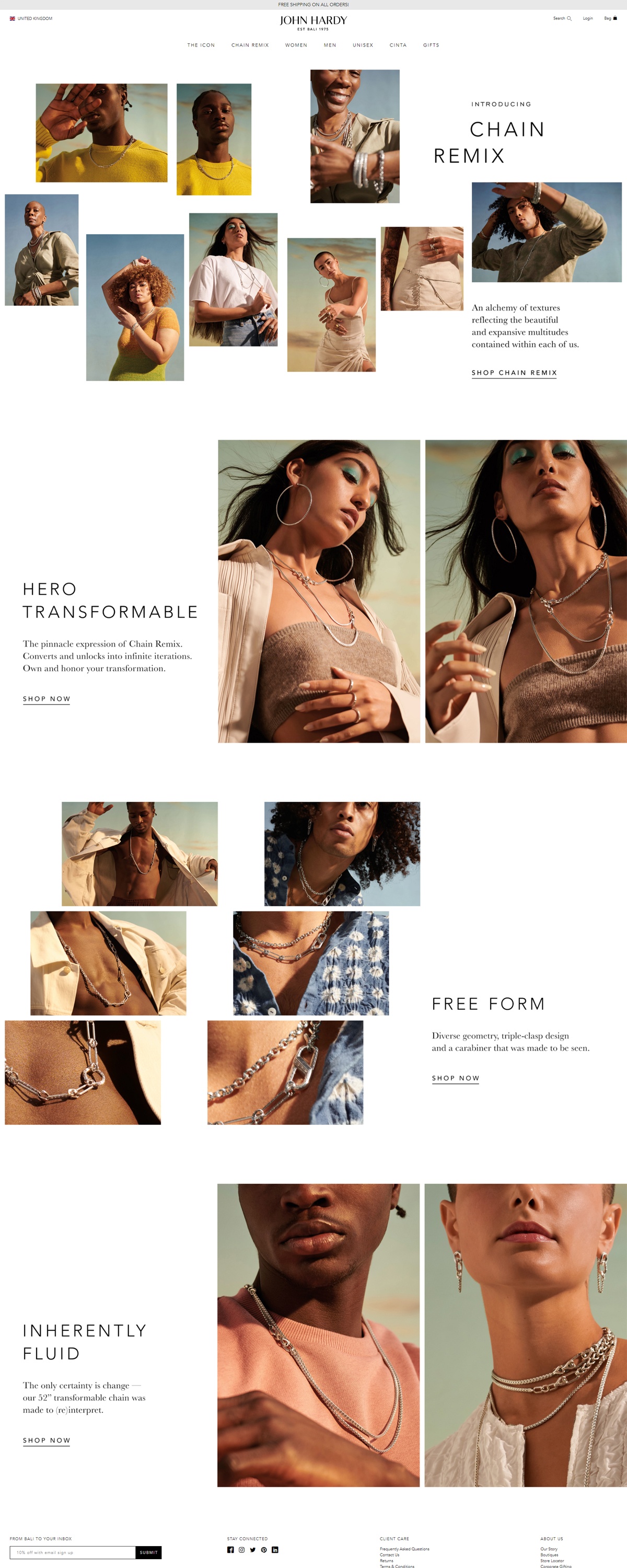 eCommerce website: John Hardy