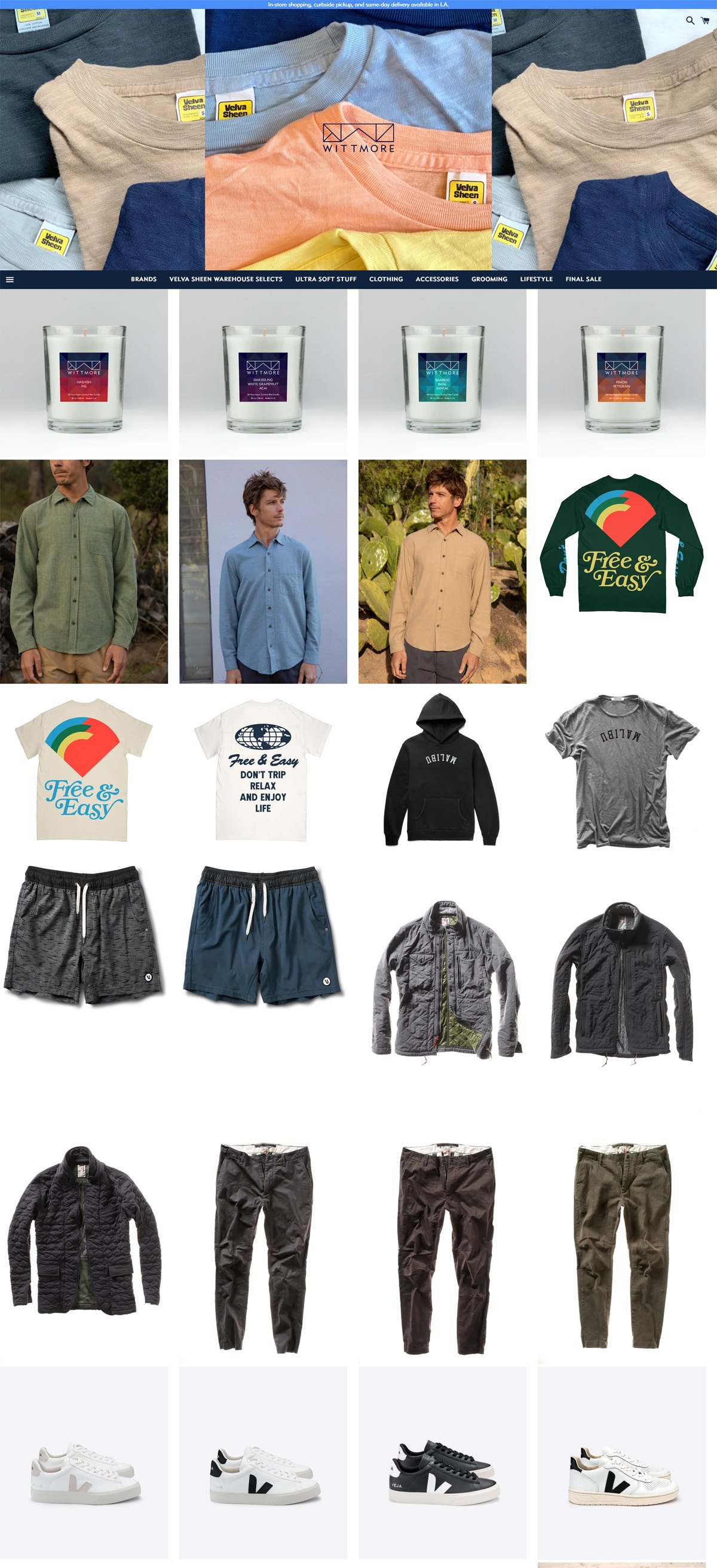 eCommerce website: WITTMORE