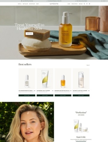 eCommerce website: Symbiome