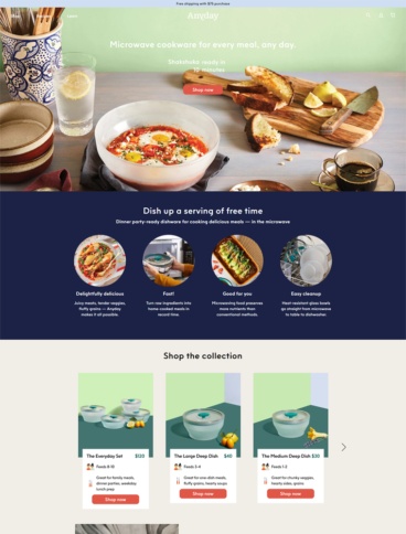 eCommerce website: Anyday