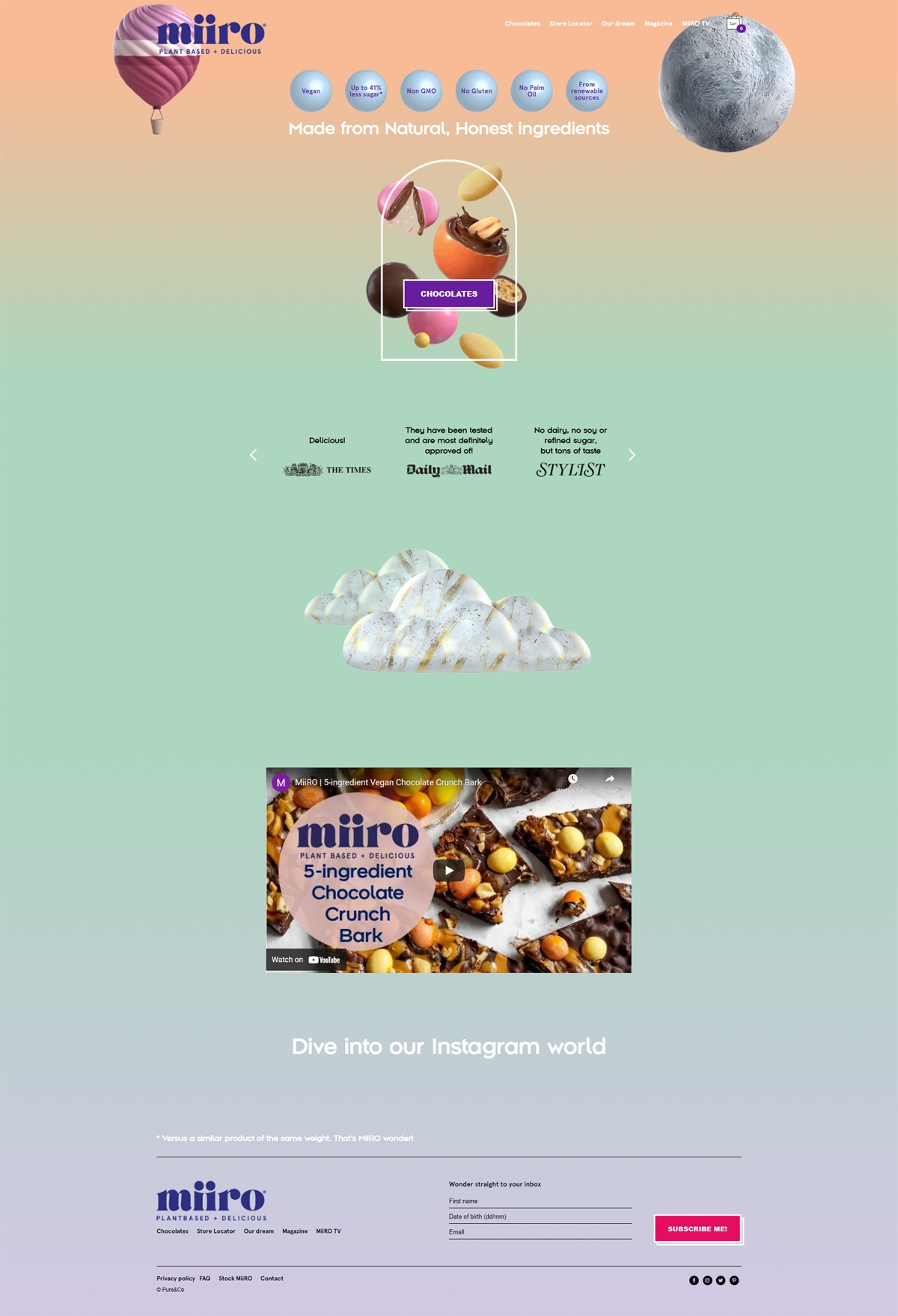 eCommerce website: MiiRo