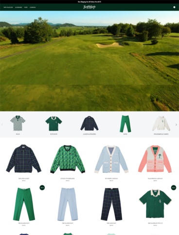 eCommerce website: Bogey Boys