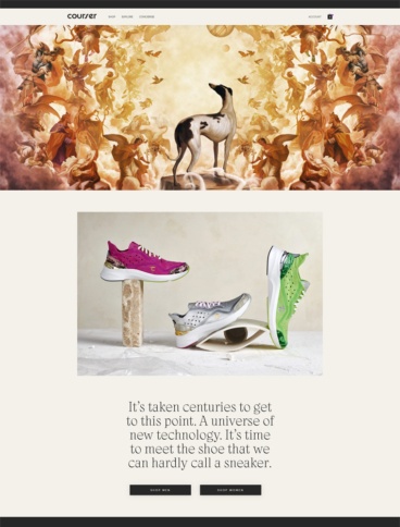eCommerce website: Courser