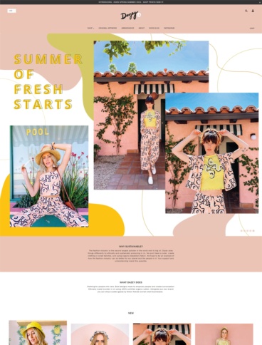 eCommerce website: Dazey LA