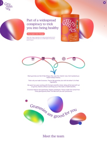 eCommerce website: Grummies