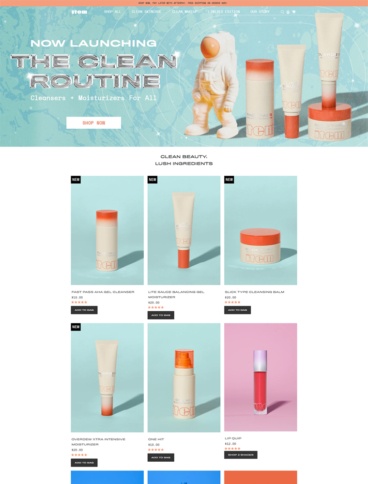 eCommerce website: ITEM Beauty