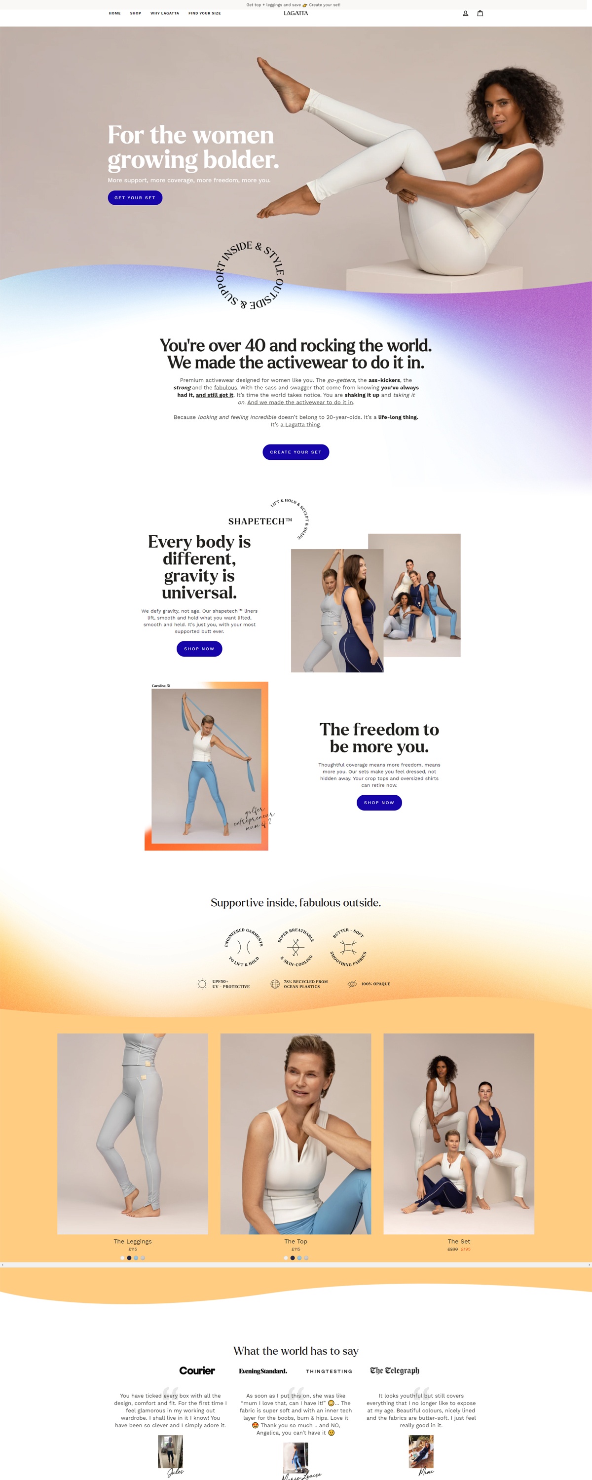 eCommerce website: Lagatta