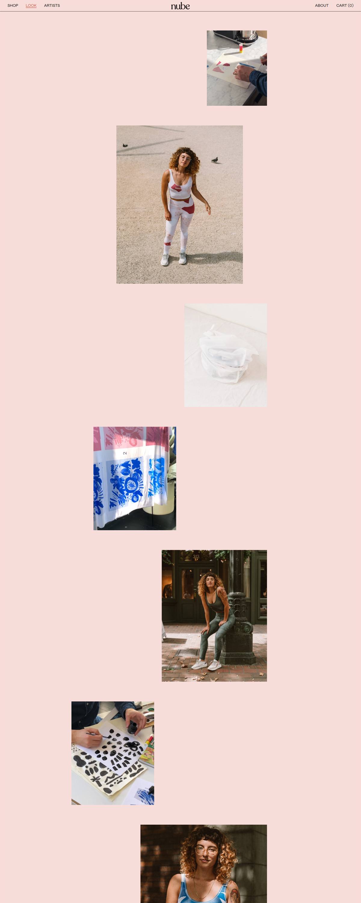 eCommerce website: Nube