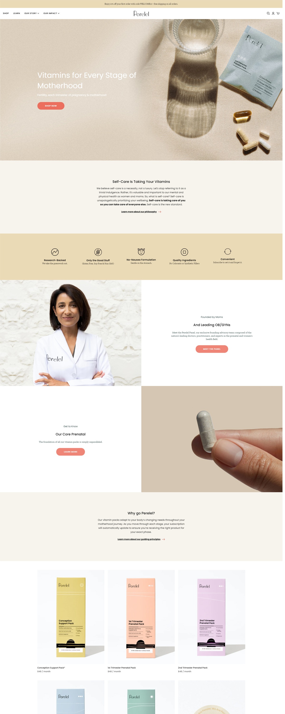 eCommerce website: Perelel