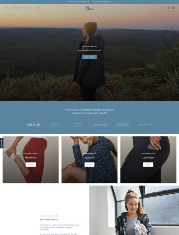 eCommerce website: Team Timbuktu
