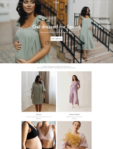 eCommerce website: Boob Design