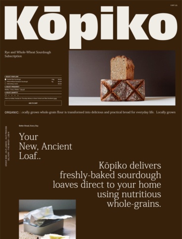 eCommerce website: KŌPIKO