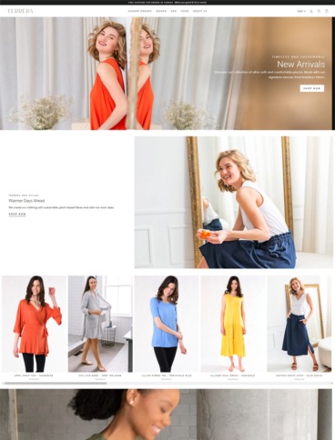 eCommerce website: Terrera