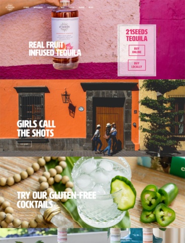 eCommerce website: 21 Seeds