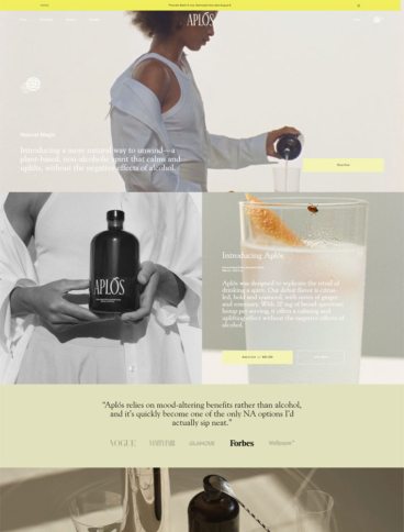 eCommerce website: Aplos