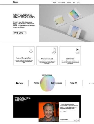 eCommerce website: Base