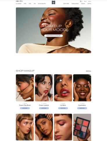 eCommerce website: MOB Beauty