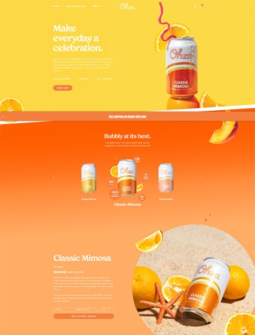 eCommerce website: Ohza