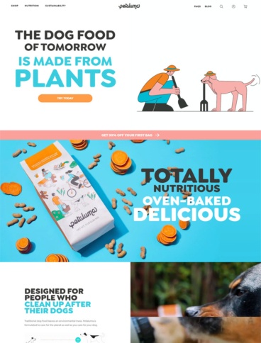 eCommerce website: Petaluma