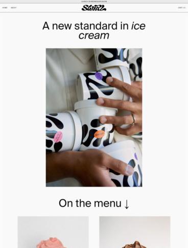 eCommerce website: Swirl