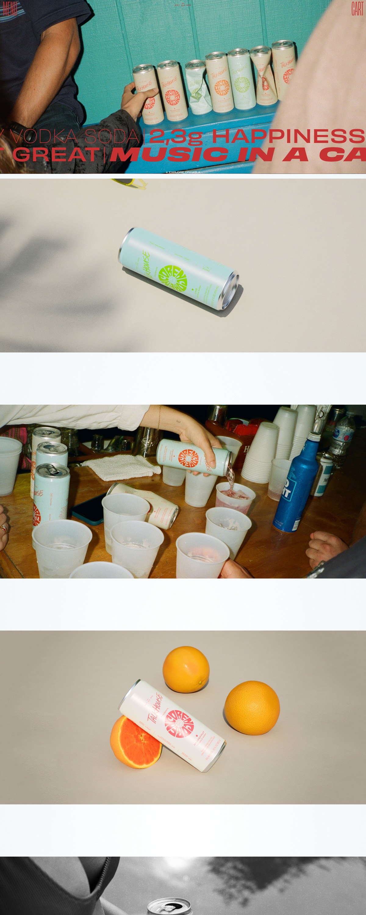 eCommerce website: Talkhouse Encore