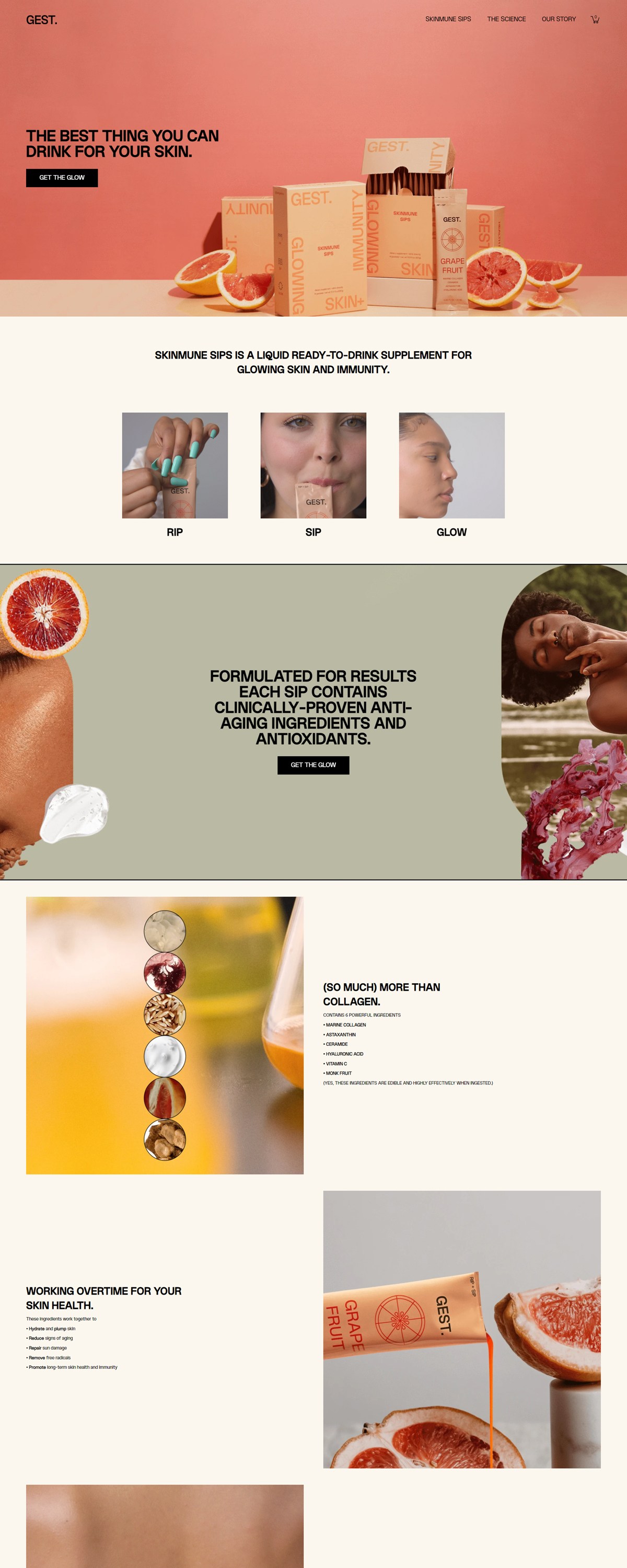 eCommerce website: GEST